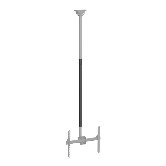 Neomounts CL35-440BL16L Monitor/TV mount ceiling 37-70" - h 106-156 cm