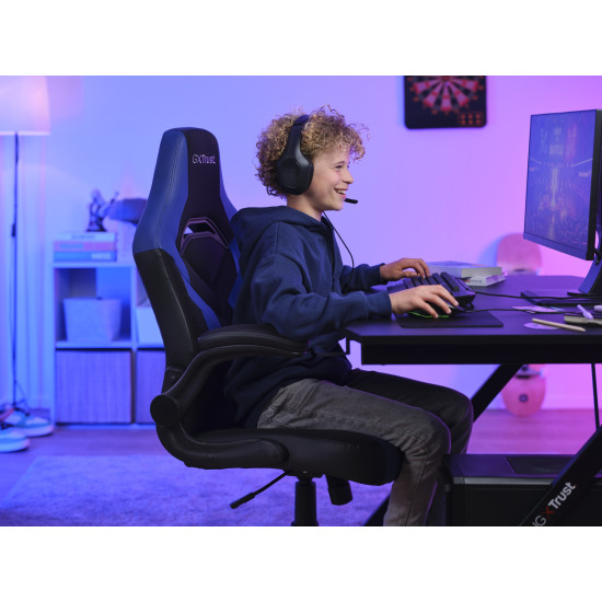 Trust GXT 703B RIYE Universal gaming chair Black, Blue Trust GXT 703B RIYE Universal gaming chair Black, Blue