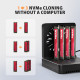 ADSA-M2C44 USB4 docking station for 4x M.2 NVMe SSDs, cloning