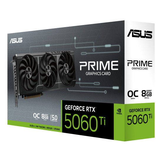 Graphics Card|ASUS|NVIDIA GeForce RTX 5060 Ti|8 GB|GDDR7|128 bit|PCIE 5.0 16x|Triple slot Fansink|1xHDMI|3xDisplayPort|PRIME-RTX5060TI-O8G Graphics Card|ASUS|NVIDIA GeForce RTX 5060 Ti|8 GB|GDDR7|128 bit|PCIE 5.0 16x|Triple slot Fansink|1xHDMI|3xDisplayPort|PRIME-RTX5060TI-O8G