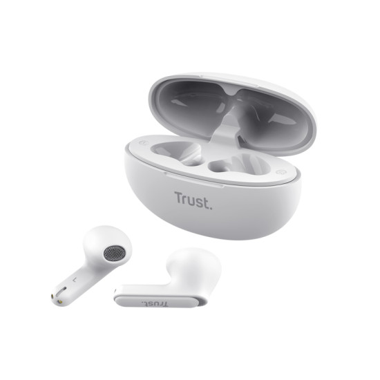 Trust Yavi Headset True Wireless Stereo (TWS) In-ear Calls/Music USB Type-C Bluetooth White Trust Yavi Headset True Wireless Stereo (TWS) In-ear Calls/Music USB Type-C Bluetooth White