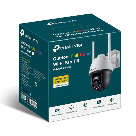 VIGI 4MP Outdoor Full-Color Wi-Fi Pan Tilt Network Camera VIGI 4MP Outdoor Full-Color Wi-Fi Pan Tilt Network Camera