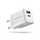Axagon ACU-PQ20W mobile device charger Universal White AC Fast charging Indoor Axagon ACU-PQ20W mobile device charger Universal White AC Fast charging Indoor