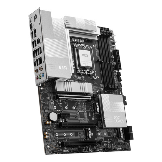 Mainboard|MSI|Intel Z890|LGA1851|ATX|Memory DDR5|Memory slots 4|1xPCI-Express 4.0 1x|2xPCI-Express 4.0 4x |1xPCI-Express 5.0 16x|4xM.2|1xHDMI|1xDisplayPort|4xUSB 2.0|3xUSB 3.2|1xUSB-C|1xUSB-C w/Thunderbolt|1xPS/2|1xRJ45|3xAudio port|PROZ890-PWIFI Mainboard|MSI|Intel Z890|LGA1851|ATX|Memory DDR5|Memory slots 4|1xPCI-Express 4.0 1x|2xPCI-Express 4.0 4x |1xPCI-Express 5.0 16x|4xM.2|1xHDMI|1xDisplayPort|4xUSB 2.0|3xUSB 3.2|1xUSB-C|1xUSB-C w/Thunderbolt|1xPS/2|1xRJ45|3xAudio port|PROZ890-PWIFI