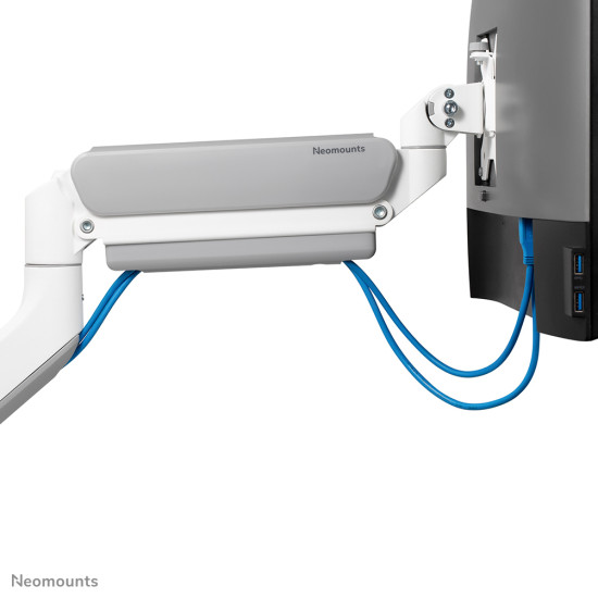 Neomounts DS70-450WH1 Monitor arm 17-42" - gas spring - Topfix - 180°-stop Neomounts DS70-450WH1 Monitor arm 17-42" - gas spring - Topfix - 180°-stop