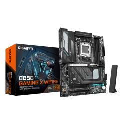 B850 GAMING X WIFI6E Motherboard - AMD Ryzen 9000 Series CPUs, 12+2+2 Phases Digital VRM, up to 8200MHz DDR5 (OC), 1xPCIe 5.0 + 2xPCIe 4.0 M.2, 2.5LAN, WIFI 6E, USB 3.2 Gen 2x2