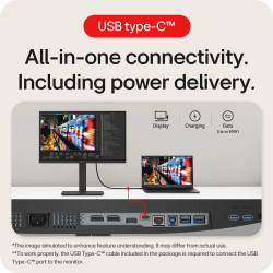 LG DESKTOP MONITOR 24BA750 24” FHD IPS, USB-C 65W