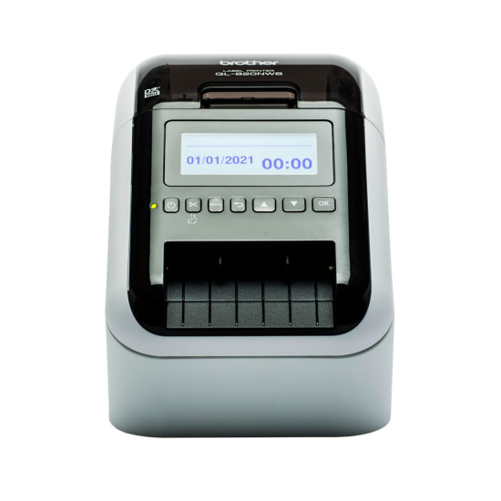 Brother QL-820NWBVMXX1 label printer Direct thermal Colour 300 x 600 DPI 176 mm/sec Wired & Wireless Ethernet LAN DK Wi-Fi Bluetooth Brother QL-820NWBVMXX1 label printer Direct thermal Colour 300 x 600 DPI 176 mm/sec Wired & Wireless Ethernet LAN DK Wi-Fi Bluetooth