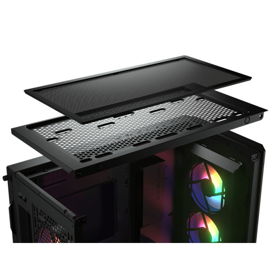 COUGAR Gaming CGR-5AD1B-RGB Midi Tower Black COUGAR Gaming CGR-5AD1B-RGB Midi Tower Black