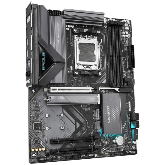 Mainboard|GIGABYTE|AMD X870|SAM5|ATX|Memory DDR5|Memory slots 4|2xPCI-Express 3.0 1x|1xPCI-Express 5.0 16x|3xM.2|1xHDMI|4xUSB 2.0|4xUSB 3.2|2xUSB-C|1xRJ45|3xAudio port|X870EAGLEWIFI71.1 Mainboard|GIGABYTE|AMD X870|SAM5|ATX|Memory DDR5|Memory slots 4|2xPCI-Express 3.0 1x|1xPCI-Express 5.0 16x|3xM.2|1xHDMI|4xUSB 2.0|4xUSB 3.2|2xUSB-C|1xRJ45|3xAudio port|X870EAGLEWIFI71.1