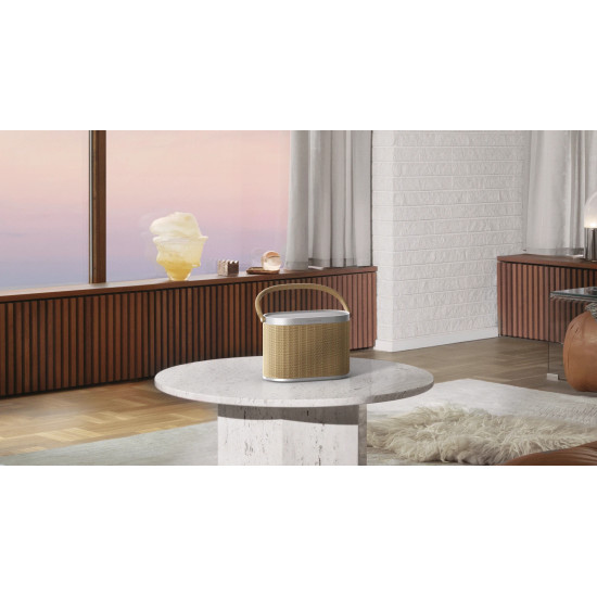Bang & Olufsen BeoSound A5 2.1 portable speaker system Beige, Silver Bang & Olufsen BeoSound A5 2.1 portable speaker system Beige, Silver