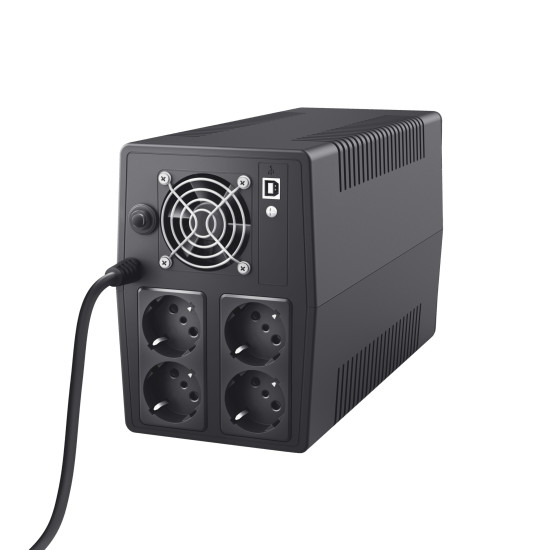 Trust Paxxon uninterruptible power supply (UPS) 1.5 kVA 900 W 4 AC outlet(s) Trust Paxxon uninterruptible power supply (UPS) 1.5 kVA 900 W 4 AC outlet(s)