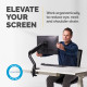 Fellowes Monitor Arm - Platinum Series Monitor Mount for 8KG 40 Inch Screens - Adjustable Monitor Desk Mount - Tilt 45° Pan 180° Swivel 360° Rotation 360°, VESA 75 x 75/100 x 100 - Black Fellowes Monitor Arm - Platinum Series Monitor Mount for 8KG 40 Inch Screens - Adjustable Monitor Desk Mount - Tilt 45° Pan 180° Swivel 360° Rotation 360°, VESA 75 x 75/100 x 100 - Black