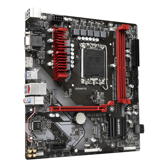 Mainboard|GIGABYTE|Intel B760 Express|LGA1700|Micro-ATX|Memory DDR4|Memory slots 2|1xPCI-Express 3.0 1x|1xPCI-Express 4.0 16x|2xM.2|1x15pin D-sub|1xHDMI|1xDisplayPort|2xAudio-In|1xAudio-Out|2xUSB 2.0|3xUSB 3.2|1xUSB-C|1xPS/2|1xRJ45|B760MGAMINGDDR41.1