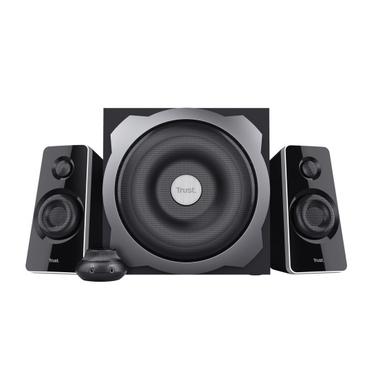 Trust Tytan speaker set 60 W Universal Black 2.1 channels Trust Tytan speaker set 60 W Universal Black 2.1 channels