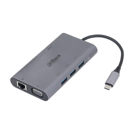 Dahua Technology 9 in 1 USB 3.1 Type-C to USB 3.0 + HDMI + RJ45 + VGA + SD/TF +PD Docking Station Dahua Technology 9 in 1 USB 3.1 Type-C to USB 3.0 + HDMI + RJ45 + VGA + SD/TF +PD Docking Station