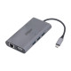 Dahua Technology 9 in 1 USB 3.1 Type-C to USB 3.0 + HDMI + RJ45 + VGA + SD/TF +PD Docking Station Dahua Technology 9 in 1 USB 3.1 Type-C to USB 3.0 + HDMI + RJ45 + VGA + SD/TF +PD Docking Station