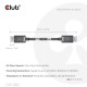 DisplayPort™ 2.1 Bi-Directional VESA DP80 Certified Cable 4K240Hz, 8K60Hz or 10K60Hz M/M 1.6m/5.25ft DisplayPort™ 2.1 Bi-Directional VESA DP80 Certified Cable 4K240Hz, 8K60Hz or 10K60Hz M/M 1.6m/5.25ft