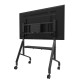 NEOMOUNTS MOVE GO XL MOBILE FLOOR STAND (FAST INSTALL, HEIGHT ADJUSTABLE), BLACK