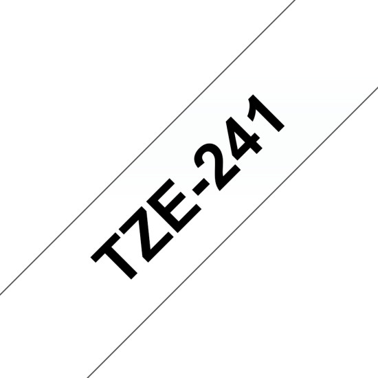 Brother TZE-241 label-making tape Black on white Brother TZE-241 label-making tape Black on white