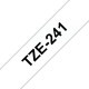 Brother TZE-241 label-making tape Black on white Brother TZE-241 label-making tape Black on white