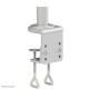 NEWSTAR FLAT SCREEN DESK MOUNT (CLAMP)  10-27" SILVER