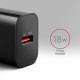 Axagon ACU-QC18 kroviklis jungiama tinkl QC 18W, 1x port USB-A, QC3.0/AFC/FCP/SMART Juoda Mobile phone, Power bank, Smartphone, Smartwatch, Tablet, Universal Black AC Fast charging Indoor Axagon ACU-QC18 kroviklis jungiama tinkl QC 18W, 1x port USB-A, QC3.0/AFC/FCP/SMART Juoda Mobile phone, Power bank, Smartphone, Smartwatch, Tablet, Universal Black AC Fast charging Indoor
