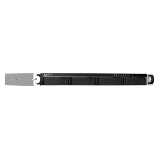 QNAP TS-464eU NAS Rack (1U) Intel® Celeron® N5095 8 GB DDR4 0 TB QNAP Turbo System Aluminium, Black QNAP TS-464eU NAS Rack (1U) Intel® Celeron® N5095 8 GB DDR4 0 TB QNAP Turbo System Aluminium, Black
