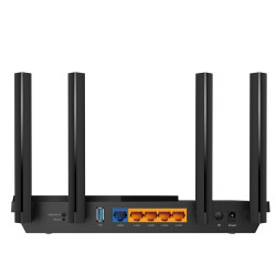 Wireless Router|TP-LINK|Wireless Router|3000 Mbps|Wi-Fi 6|USB 3.0|1 WAN|4x10/100/1000M|Number of antennas 4|ARCHERAX55