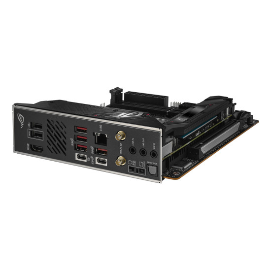 Mainboard|ASUS|AMD B650|SAM5|Mini-ITX|Memory DDR5|Memory slots 2|1xPCI-Express 5.0 16x|2xM.2|1xHDMI|2xAudio-In|1xAudio-Out|2xUSB 2.0|4xUSB 3.2|2xUSB-C|1xOptical S/PDIF|1xRJ45|2xRF-Out|STRIXB650E-IGAMINGWIFI Mainboard|ASUS|AMD B650|SAM5|Mini-ITX|Memory DDR5|Memory slots 2|1xPCI-Express 5.0 16x|2xM.2|1xHDMI|2xAudio-In|1xAudio-Out|2xUSB 2.0|4xUSB 3.2|2xUSB-C|1xOptical S/PDIF|1xRJ45|2xRF-Out|STRIXB650E-IGAMINGWIFI