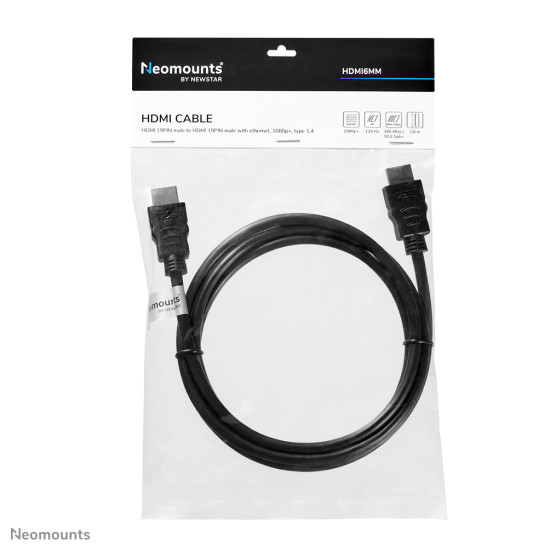 NEOMOUNTS HDMI CABLE - 1.8 METRES