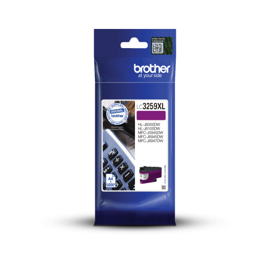 Brother LC3259XLMP toner cartridge 1 pc(s) Original Magenta Brother LC3259XLMP toner cartridge 1 pc(s) Original Magenta