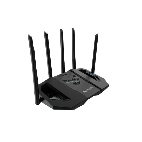 Wireless Router|ASUS|Router|6500 Mbps|Mesh|Wi-Fi 6|Wi-Fi 7|IEEE 802.11a|IEEE 802.11b|IEEE 802.11g|IEEE 802.11ac|IEEE 802.11ax|USB 3.2|3x2.5GbE|1x2.5GbE|Number of antennas 6|TUFGAMINGBE6500 Wireless Router|ASUS|Router|6500 Mbps|Mesh|Wi-Fi 6|Wi-Fi 7|IEEE 802.11a|IEEE 802.11b|IEEE 802.11g|IEEE 802.11ac|IEEE 802.11ax|USB 3.2|3x2.5GbE|1x2.5GbE|Number of antennas 6|TUFGAMINGBE6500