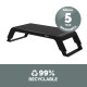 Fellowes Computer Monitor Stand with 3 Height Adjustments - Hana LT Monitor Riser - Ergonomic Adjustable Monitor Stand for Computers - Max Weight 22.6KG - Black Fellowes Computer Monitor Stand with 3 Height Adjustments - Hana LT Monitor Riser - Ergonomic Adjustable Monitor Stand for Computers - Max Weight 22.6KG - Black