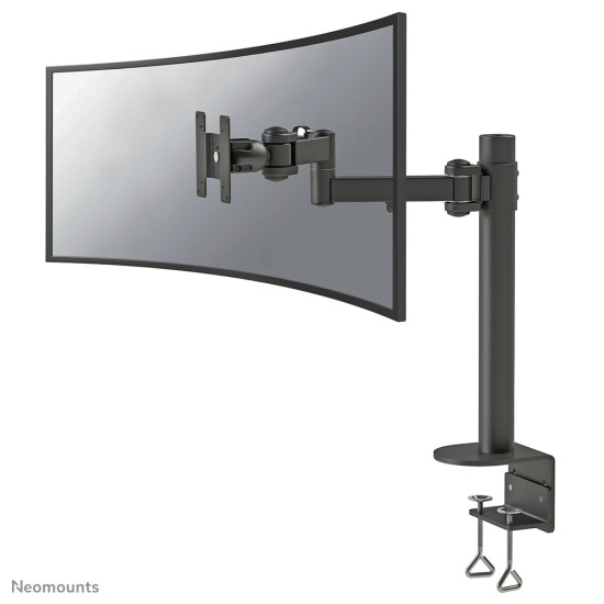NEWSTAR FLAT SCREEN DESK MOUNT (CLAMP), HIGH CAPACITY 10-49" BLACK