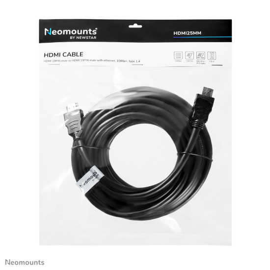 Neomounts HDMI25MM HDMI cable - 7.5 metres Neomounts HDMI25MM HDMI cable - 7.5 metres