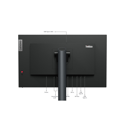 Lenovo ThinkVision P24q-30 LED display 60.5 cm (23.8") 2560 x 1440 pixels Quad HD Black Lenovo ThinkVision P24q-30 LED display 60.5 cm (23.8") 2560 x 1440 pixels Quad HD Black