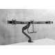 Neomounts NM-D775DX3BLACK Monitor arm 17-27" - gas spring - Topfix - 180°-stop