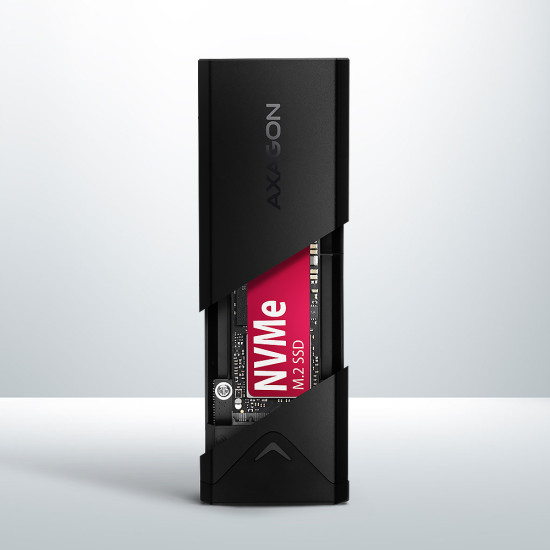 AXAGON EEM2-UB2 USB-C 3.2 Gen 2 - M.2 NVMe SSD 42-80mm box black AXAGON EEM2-UB2 USB-C 3.2 Gen 2 - M.2 NVMe SSD 42-80mm box black