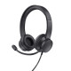 Trust Ayda Headset Wired Head-band Calls/Music Black Trust Ayda Headset Wired Head-band Calls/Music Black