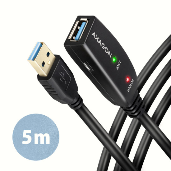 ADR-305 USB 3.2 Gen 1 A-M -> A-F active extension/repeater cable 5m - Kabel - Digital/Daten ADR-305 USB 3.2 Gen 1 A-M -> A-F active extension/repeater cable 5m - Kabel - Digital/Daten