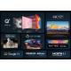 TCL C65 Serie C6 Smart TV QLED 4K 55" 55C655, audio Onkyo con subwoofer, Dolby Vision - Atmos, Google TV TCL C65 Serie C6 Smart TV QLED 4K 55" 55C655, audio Onkyo con subwoofer, Dolby Vision - Atmos, Google TV