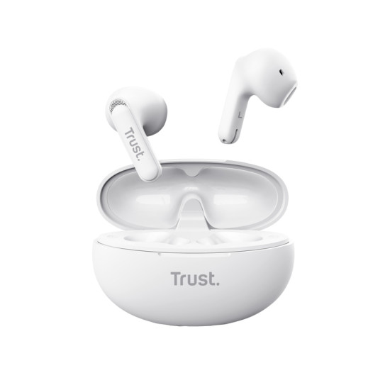 Trust Yavi Headset True Wireless Stereo (TWS) In-ear Calls/Music USB Type-C Bluetooth White Trust Yavi Headset True Wireless Stereo (TWS) In-ear Calls/Music USB Type-C Bluetooth White