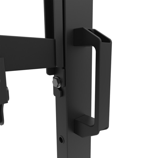 NEOMOUNTS MOVE GO XL MOBILE FLOOR STAND (FAST INSTALL, HEIGHT ADJUSTABLE), BLACK