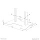 Neomounts AFP-875BL Floor plate - bolt-down Neomounts AFP-875BL Floor plate - bolt-down