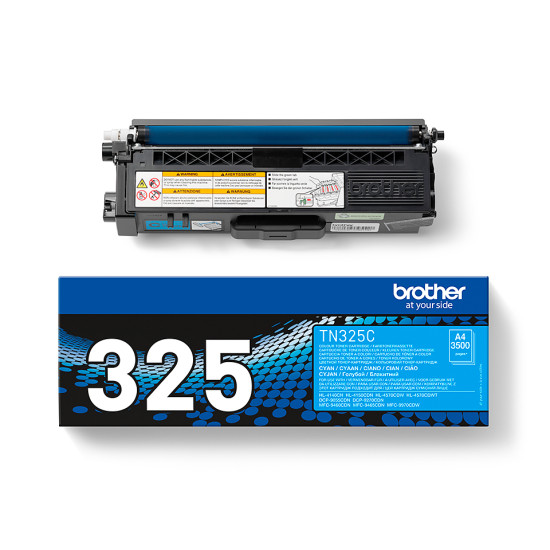 Brother TN-325C toner cartridge 1 pc(s) Original Cyan Brother TN-325C toner cartridge 1 pc(s) Original Cyan