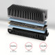 Axagon CLR-M2XT M.2 SSD Passivkühler Aluminium - 2280 M.2 NVMe SSD, Solid-state drive Heatsink/Radiator Black, Grey 1 pc(s) Axagon CLR-M2XT M.2 SSD Passivkühler Aluminium - 2280 M.2 NVMe SSD, Solid-state drive Heatsink/Radiator Black, Grey 1 pc(s)