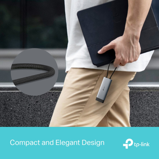 TP-Link UH5020C interface hub USB Type-C 5000 Mbit/s Grey TP-Link UH5020C interface hub USB Type-C 5000 Mbit/s Grey