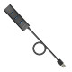 HUE-S2BL 4x USB 3.0 CHARGING hub w. 1.2m cable, power micro USB
