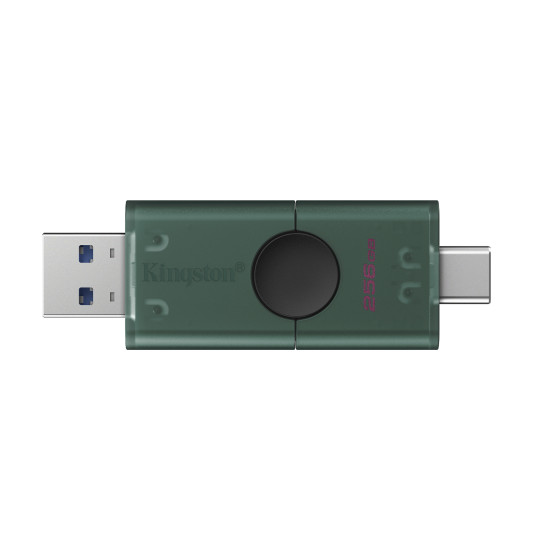 256GB USB-A + USB-C 3.2 Gen 1 DataTraveler DuoG2